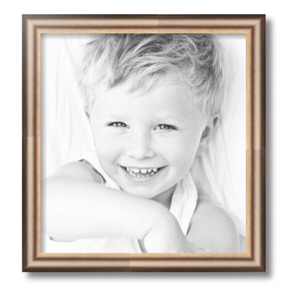 ArtToFrames 15" x 16" Anique Silver Picture Frame, 15x16 inch Silver Wood Poster Frame (WOM-4964)