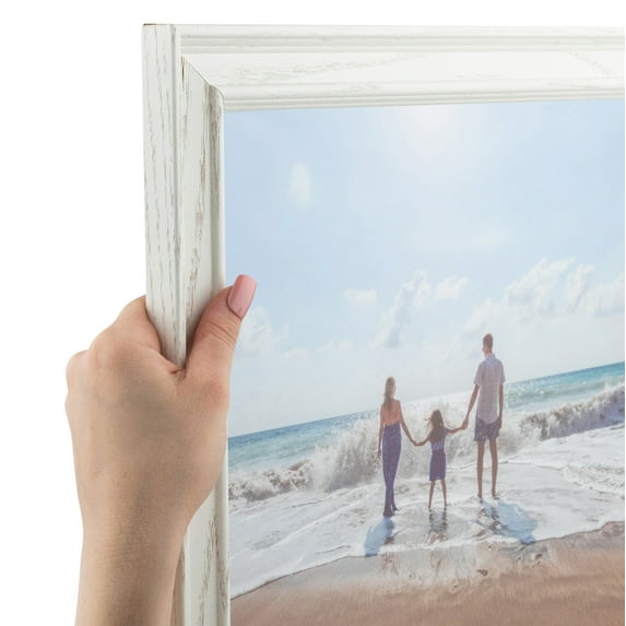 ArtToFrames 15" x 16" White Picture Frame, 15x16 inch White MDF Poster Frame (WOM-4332), Pack