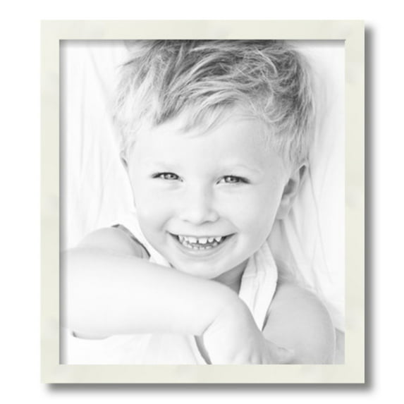 ArtToFrames 15x17" White Picture Frame, White Wood Poster Frame, with Regular Glass and 2 (FBPL-5140)
