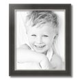 thumbnail image 1 of ArtToFrames 15x18 Inch Black Velvet with Silver Wide Picture Frame, This Black MDF Poster Frame is Great for Your Art or Photos, Comes with Regular Glass (4693), 1 of 1