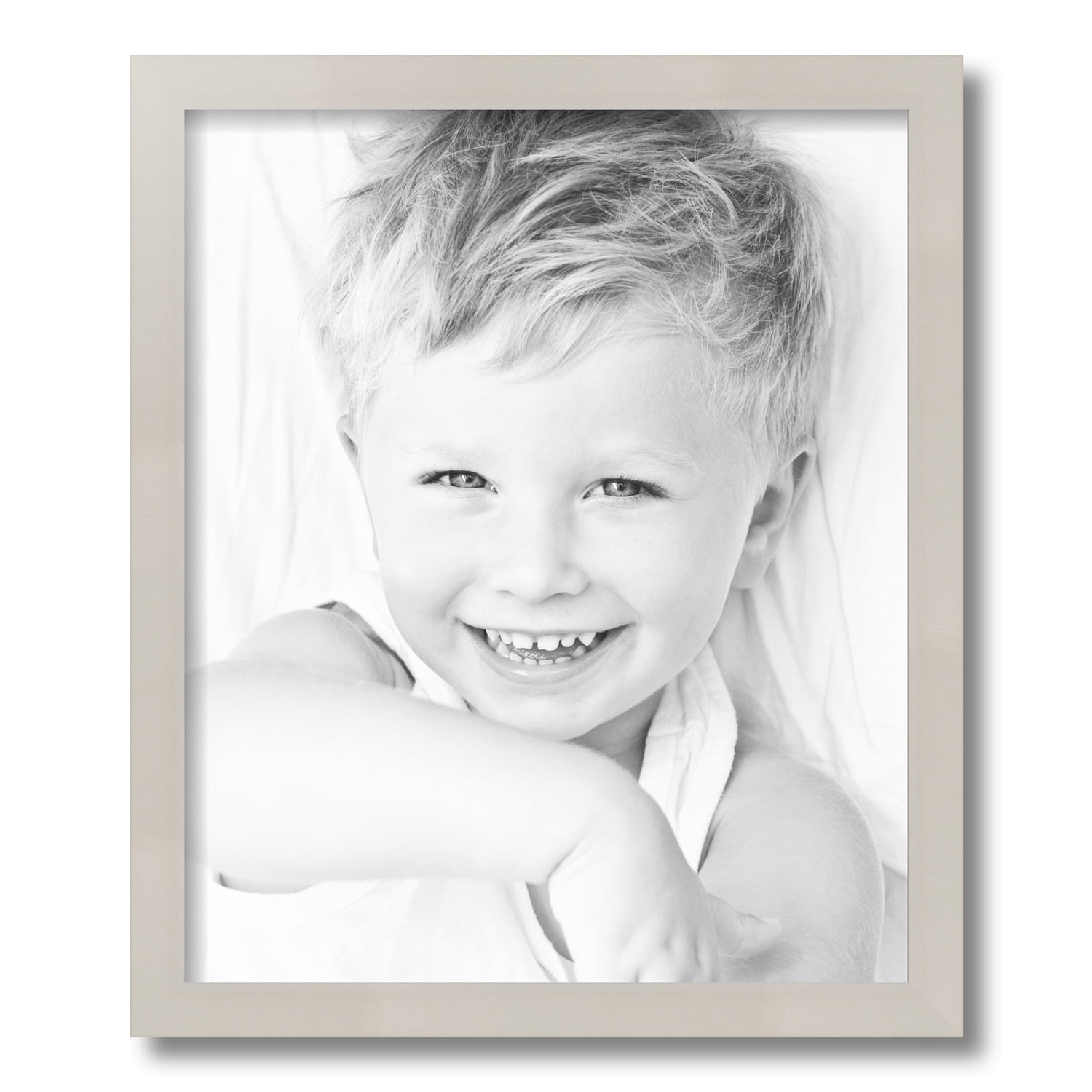 ArtToFrames 15x18 Inch Slanted Lip White Picture Frame, This White Wood