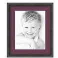 thumbnail image 1 of ArtToFrames 15x18" Matted Picture Frame with 11x14" Single Mat Photo Opening Framed in 1.25" Antique Black and 2" Ruby Mat (FWM-5106-15x18), 1 of 7