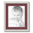 thumbnail image 1 of ArtToFrames 15x18 Matted Picture Frame with 11x14 Single Mat Photo Opening Framed in 1.25 Off White Wash on Ash and 2 Maple Leaf Mat (FWM-4098-15x18), 1 of 8
