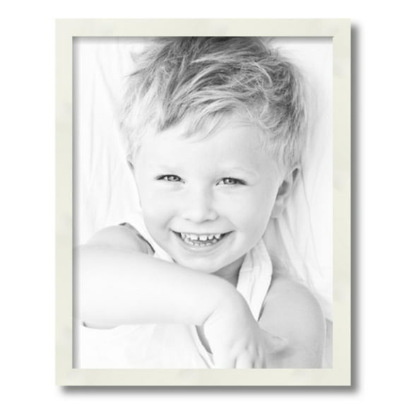 ArtToFrames 15x19" White Picture Frame, White Wood Poster Frame, with Regular Glass and 2 (FBPL-5140)