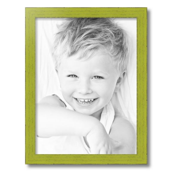 ArtToFrames 15x20" Modern Green Picture Frame, Green Wood Poster Frame, with Regular Glass and 2 (FBPL-4589)