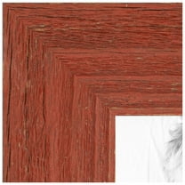 ArtToFrames 15x20 inch Real Reclaimed Red Barnwood Picture Frame, Red Wood Poster Frame (4814)