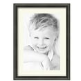 thumbnail image 1 of ArtToFrames 15x21" Matted Picture Frame with 11x17" Single Mat Photo Opening Framed in 1.25" Antique Black and 2" Off White Mat (FWM-5106-15x21), 1 of 7