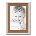 thumbnail image 1 of ArtToFrames 15x21 Matted Picture Frame with 11x17 Single Mat Photo Opening Framed in 1.25 Off White Wash on Ash and 2 Paloma Mat (FWM-4098-15x21), 1 of 8