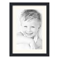 thumbnail image 1 of ArtToFrames 15x21" Matted Picture Frame with 11x17" Single Mat Photo Opening Framed in 1.25" Satin Black and 2" Chantilly Mat (FWM-3926-15x21), 1 of 8