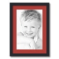 thumbnail image 1 of ArtToFrames 15x21 Matted Picture Frame with 11x17 Single Mat Photo Opening Framed in 1.25 Satin Black and 2 Deep Red Mat (FWM-3926-15x21), 1 of 8