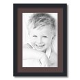thumbnail image 1 of ArtToFrames 15x21 Matted Picture Frame with 11x17 Single Mat Photo Opening Framed in 1.25 Satin Black and 2 Peat Mat (FWM-3926-15x21), 1 of 8