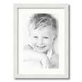 thumbnail image 1 of ArtToFrames 15x21 Matted Picture Frame with 11x17 Single Mat Photo Opening Framed in 1.25 Satin White Frame and 2 Fabric White Mat (FWM-3966-15x21), 1 of 8