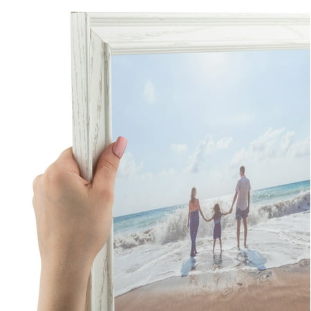 ArtToFrames 15" x 22" White Picture Frame, 15x22 inch White MDF Poster Frame (WOM-4332), Pack