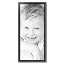 ArtToFrames 15x34 inch Antique Black Picture Frame, Black 15" x 34" Wood Poster Frame (WOM-5106) 1234