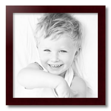 ArtToFrames 16" x 16" Cherry Picture Frame, 16x16 inch Red Wood Poster Frame (WOM-4309)