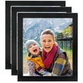 thumbnail image 1 of ArtToFrames 16" x 16" Noir Black - Full Wrap Picture Frame, 16x16 inch Black MDF Poster Frame (WOM-4852), 3 Pack, 1 of 7