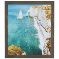 ArtToFrames 16" x 16" Oak Picture Frame, 16x16 inch Brown Wood Poster Frame (WOM-4742), 1 Pack
