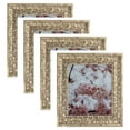 thumbnail image 1 of ArtToFrames 16" x 18" Antique Floral Silver Picture Frame, 16x18 inch Multi Wood Poster Frame (WOM-5168), 4 Pack, 1 of 6
