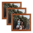 thumbnail image 1 of ArtToFrames 16" x 19" Honey Picture Frame, 16x19 inch Brown Wood Poster Frame (WOM-4097), 3 Pack, 1 of 8