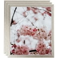 thumbnail image 1 of ArtToFrames 16" x 20" Bright Silver Picture Frame, 16x20 inch Silver Wood Poster Frame (WOM-4752), 3 Pack, 1 of 7