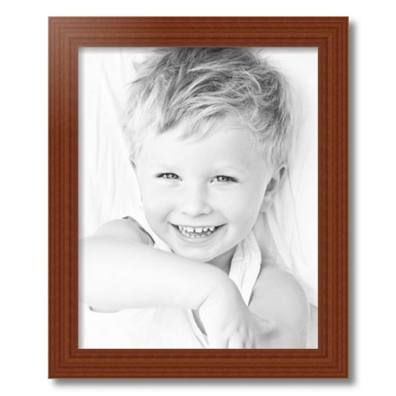 ArtToFrames 16" x 20" Honey Stain Picture Frame, 16x20 inch Brown Wood Poster Frame (WOM-4349), 2 Pack