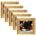 thumbnail image 1 of ArtToFrames 16" x 22" Antique Floral Gold Picture Frame, 16x22 inch Multi Wood Poster Frame (WOM-5169), 5 Pack, 1 of 6