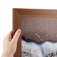 thumbnail image 1 of ArtToFrames 16" x 23" Walnut Picture Frame, 16x23 inch Brown MDF Poster Frame (WOM-4296),  Pack, 1 of 7