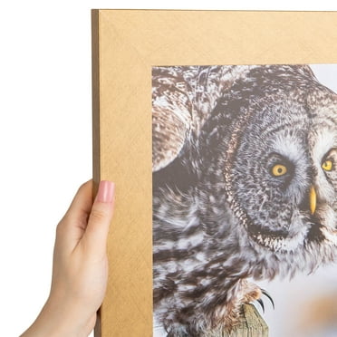 ArtToFrames 16" x 24" Metallic Gold Picture Frame, 16x24 inch Gold MDF Poster Frame (WOM-4500)