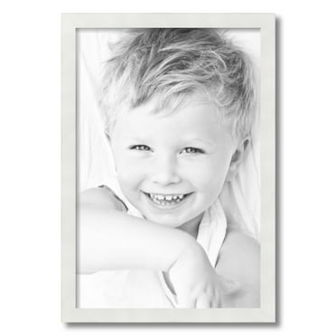 ArtToFrames 16" x 24" White Picture Frame, 16x24 inch White MDF Poster Frame (WOM-3930)