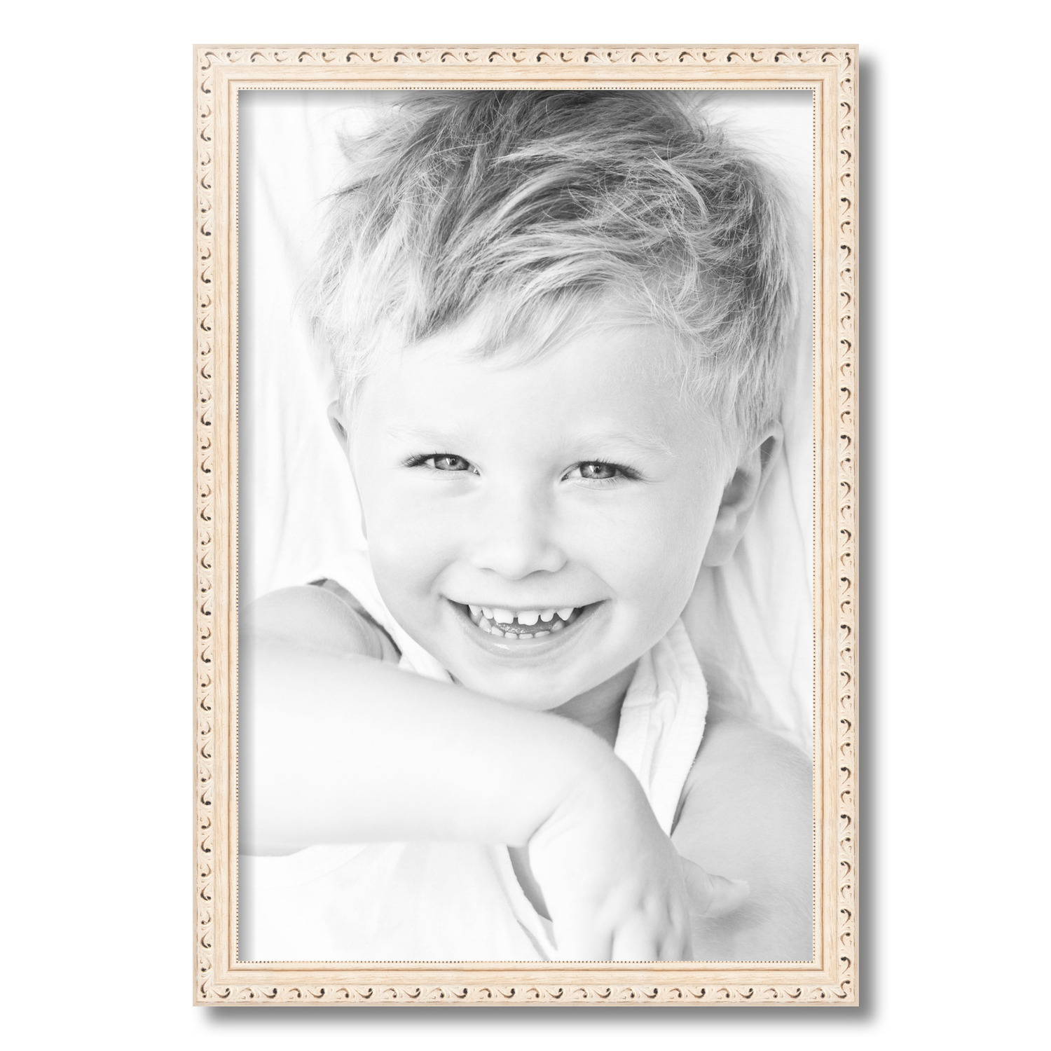 SECO Front Load Easy Open Snap Poster/Picture Frame 18 x 24 Inches, Light Wood Effect Frame