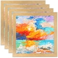 thumbnail image 1 of ArtToFrames 16" x 33" Classic Gold Picture Frame, 16x33 inch Gold MDF Poster Frame (WOM-4498), 4 Pack, 1 of 8