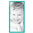 thumbnail image 1 of ArtToFrames 16" x 34" Aqua Picture Frame, 16x34 inch Green Wood Poster Frame (WOM-5186),  Pack, 1 of 3