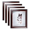 thumbnail image 1 of ArtToFrames 16" x 36" Honors Mahogany with Black Picture Frame, 16x36 inch Brown Wood Poster Frame (WOM-5154), 4 Pack, 1 of 6