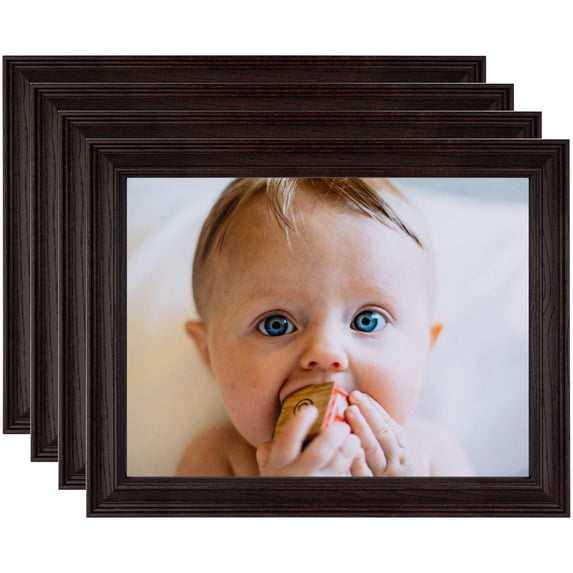 ArtToFrames 16" x 41" Cherry Picture Frame, 16x41 inch Red MDF Poster Frame (WOM-4333), 4 Pack