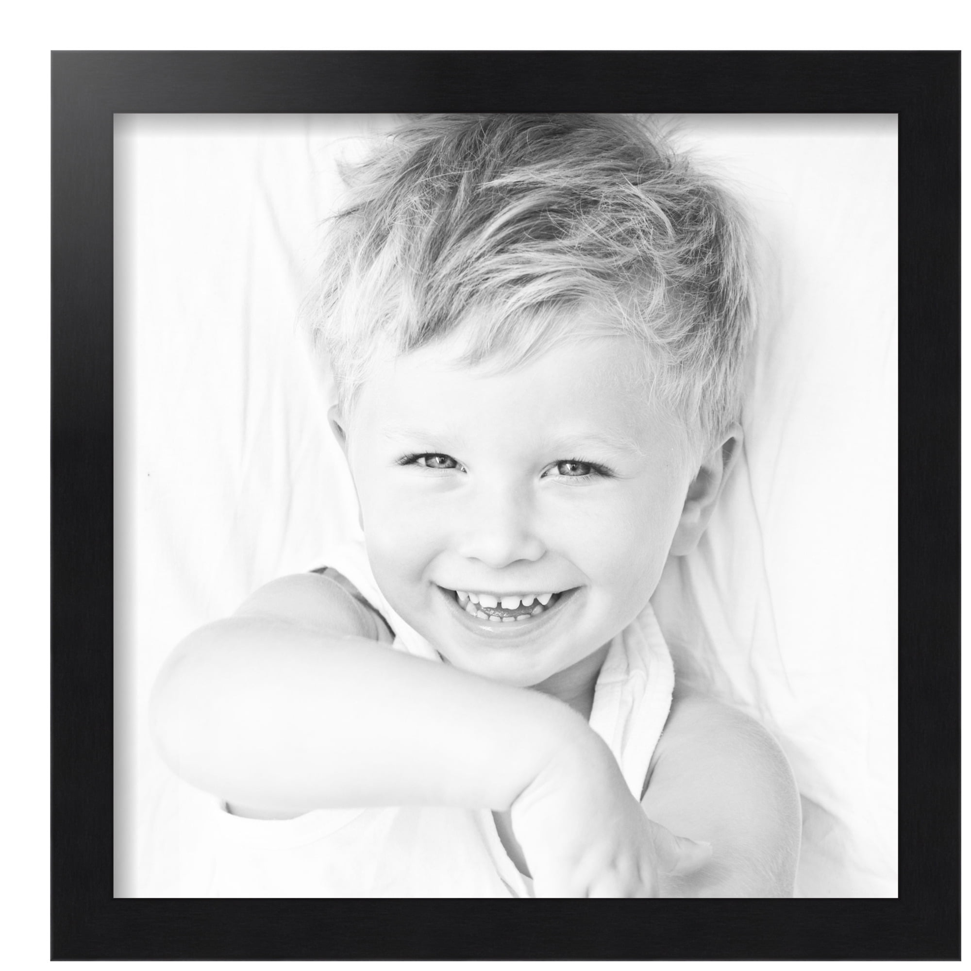 ArtToFrames 16x16 Inch Black Steel Picture Frame, This Black MDF Poster ...