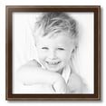 thumbnail image 1 of ArtToFrames 16x16 Inch Contrast Walnut Picture Frame, This Brown Wood Poster Frame is Great for Your Art or Photos, Comes with Regular Glass (4932), 1 of 1