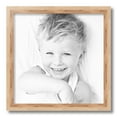 thumbnail image 1 of ArtToFrames 16x16 Inch Hickory Picture Frame, This Brown Wood Poster Frame is Great for Your Art or Photos, Comes with Regular Glass (4850), 1 of 1