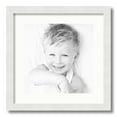 thumbnail image 1 of ArtToFrames 16x16 Matted Picture Frame with 12x12 Single Mat Photo Opening Framed in 1.25 Satin White Frame and 2 Fabric White Mat (FWM-3966-16x16), 1 of 8