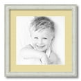 thumbnail image 1 of ArtToFrames 16x16 Matted Picture Frame with 12x12 Single Mat Photo Opening Framed in 1.25 Off White Wash on Ash and 2 Buttercup Mat (FWM-4098-16x16), 1 of 8