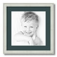 thumbnail image 1 of ArtToFrames 16x16 Matted Picture Frame with 12x12 Single Mat Photo Opening Framed in 1.25 Off White Wash on Ash and 2 Evergreen Mat (FWM-4098-16x16), 1 of 8