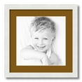 thumbnail image 1 of ArtToFrames 16x16 Matted Picture Frame with 12x12 Single Mat Photo Opening Framed in 1.25 Satin White Frame and 2 Coronado Mat (FWM-3966-16x16), 1 of 8