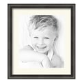 thumbnail image 1 of ArtToFrames 16x18" Matted Picture Frame with 12x14" Single Mat Photo Opening Framed in 1.25" Antique Black and 2" Off White Mat (FWM-5106-16x18), 1 of 7