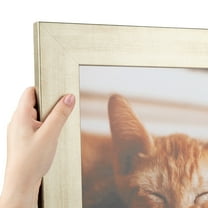 ArtToFrames 16x20 Inch Muted Prosecco Gold Picture Frame, This Gold MDF Poster Frame is Great for Your Art or Photos, Comes with 060 Plexi Glass (4678)