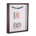 thumbnail image 1 of ArtToFrames 16x20 Inch Shadow Box Picture Frame, with a Verlinga Brown 1 Wide Shadowbox frame and Super White Mat Backing (4656), 1 of 7