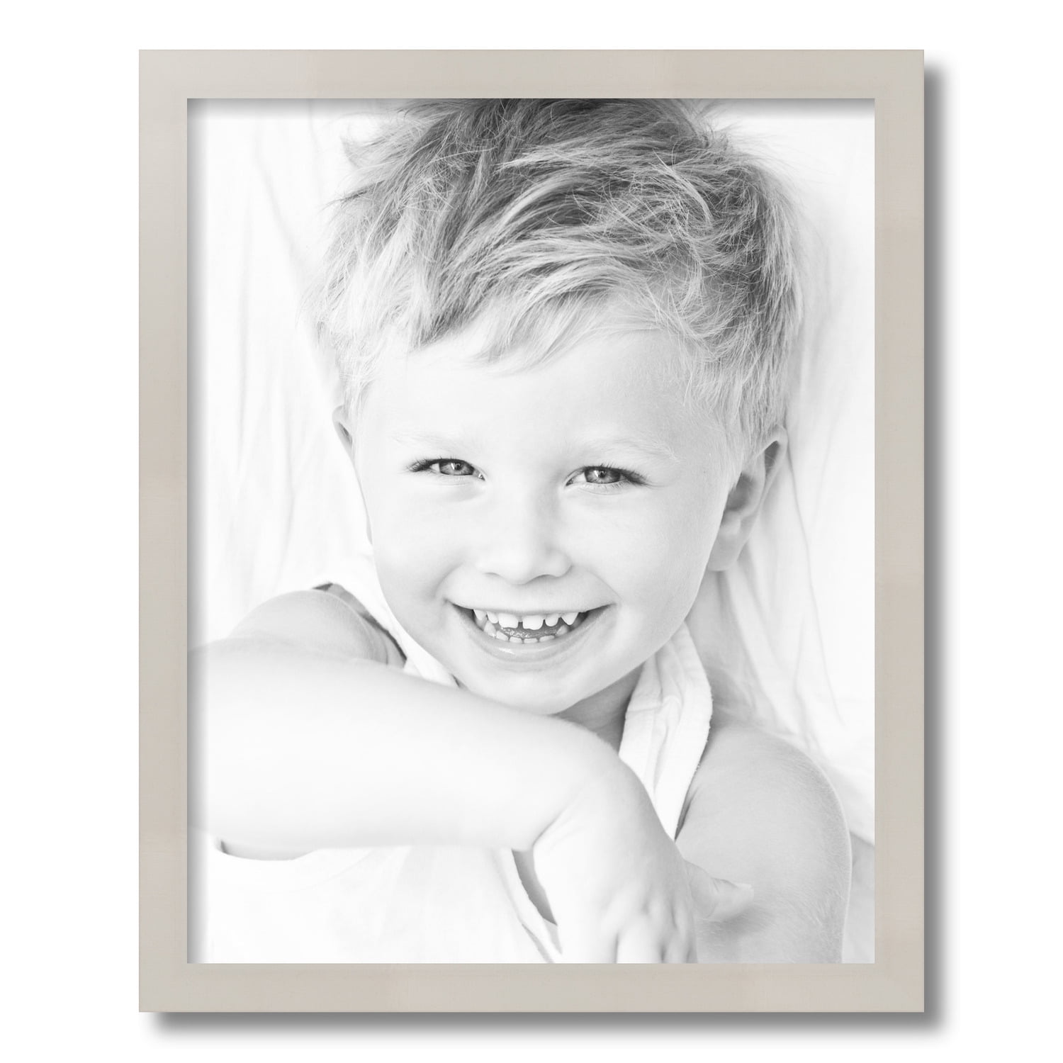 ArtToFrames 16x20 Inch Slanted Lip White Picture Frame, This White Wood