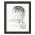 thumbnail image 1 of ArtToFrames 16x20 Matted Picture Frame with 12x16 Single Mat Photo Opening Framed in 1.25 Black Stain on Solid Red Oak and 2 Brilliant White Mat (FWM-4083-16x20), 1 of 8