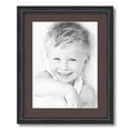 thumbnail image 1 of ArtToFrames 16x20" Matted Picture Frame with 12x16" Single Mat Photo Opening Framed in 1.25" Black Stain on Solid Red Oak and 2" Peat Mat (FWM-4083-16x20), 1 of 8