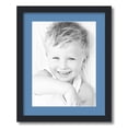 thumbnail image 1 of ArtToFrames 16x20 Matted Picture Frame with 12x16 Single Mat Photo Opening Framed in 1.25 Satin Black and 2 Liberty Blue Mat (FWM-3926-16x20), 1 of 6