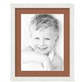 thumbnail image 1 of ArtToFrames 16x20" Matted Picture Frame with 12x16" Single Mat Photo Opening Framed in 1.25" Satin White Frame and 2" Paloma Mat (FWM-3966-16x20), 1 of 8