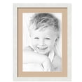 thumbnail image 1 of ArtToFrames 16x22" Matted Picture Frame with 12x18" Single Mat Photo Opening Framed in 1.25" Satin White Frame and 2" Scotch Mist Mat (FWM-3966-16x22), 1 of 8